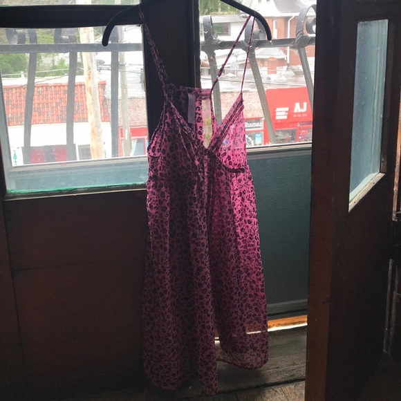 Cheetah print sheer slip - Picture 2 of 2